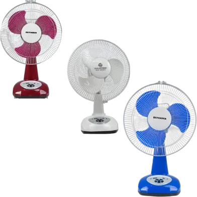 Defender OSK-2912 Rechargeable Table Fan 12 Inch - 6 month Warranty - Rokomari product